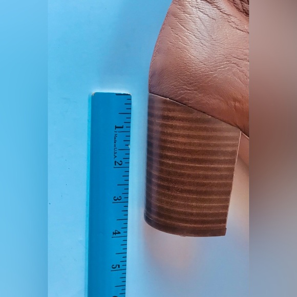 Wynona Leather Boots Tall Silent d  | Sz 39/US 8/8.5 | Carmel Tan Brown - Picture 9 of 16